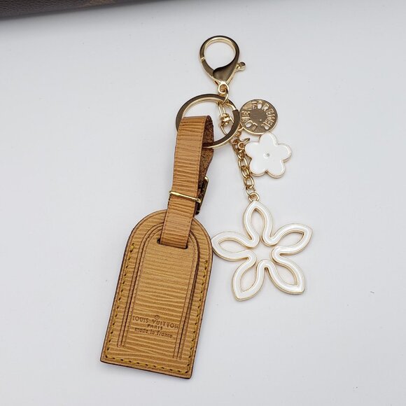 Authentic Louis Vuitton Luggage Nametag with Unbranded Keycharm - Picture 10 of 12
